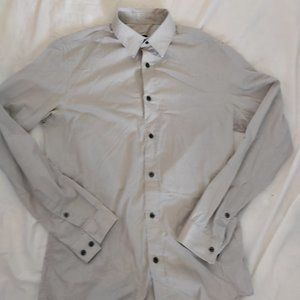 Men's Grey H&M Dress Shirt